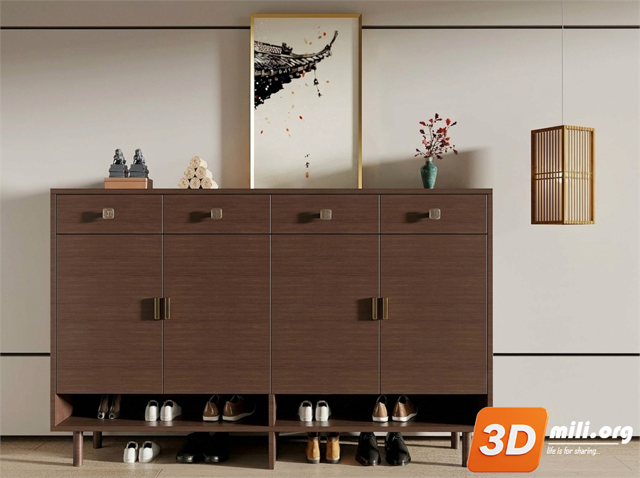 Shoe cabinet Skp Files